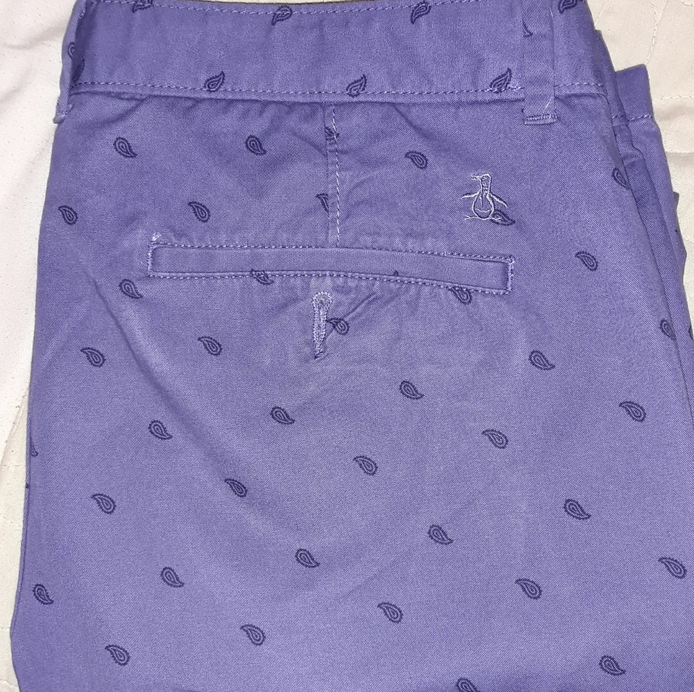 🐧ORIGINAL PENGUIN PAISLEY PRINT PANTS EUC🐧